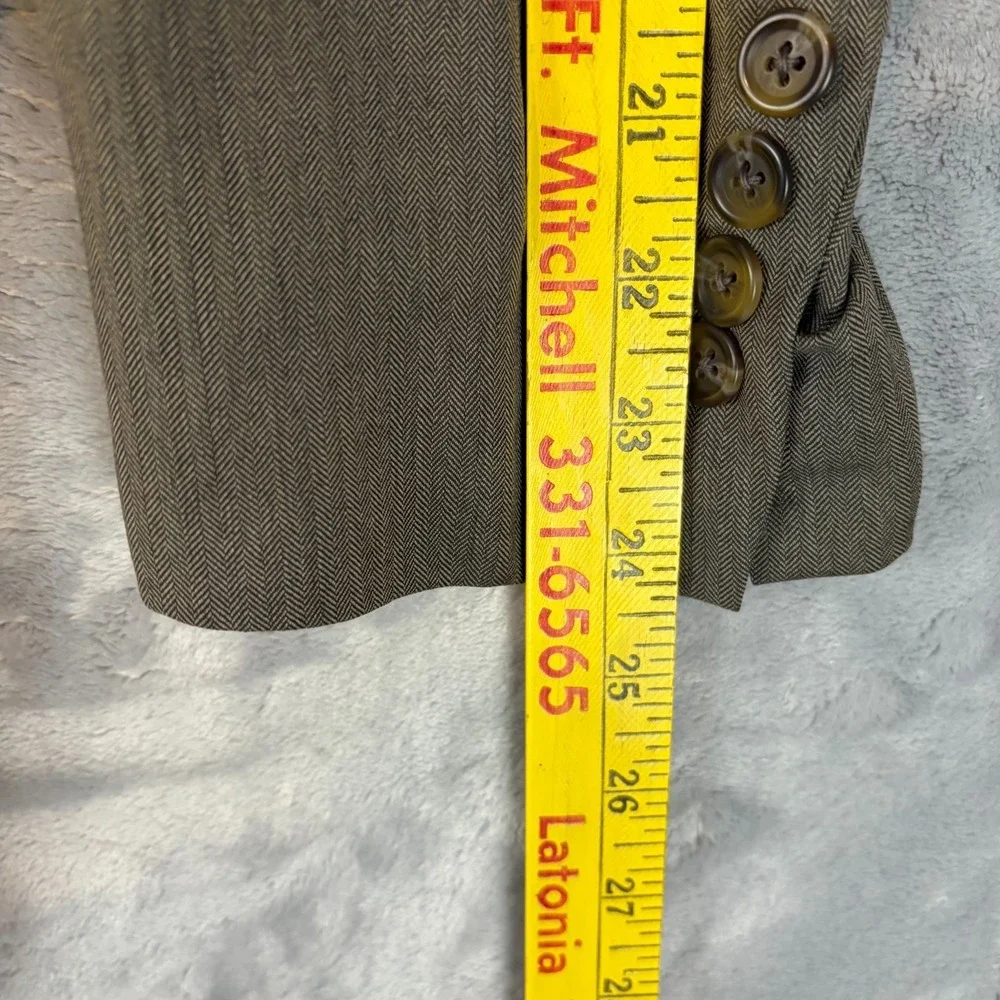 Ralph Ralph Lauren Blazer 44 Reg Mens Gray Wool Cashmere 2 Button Sport Coat
